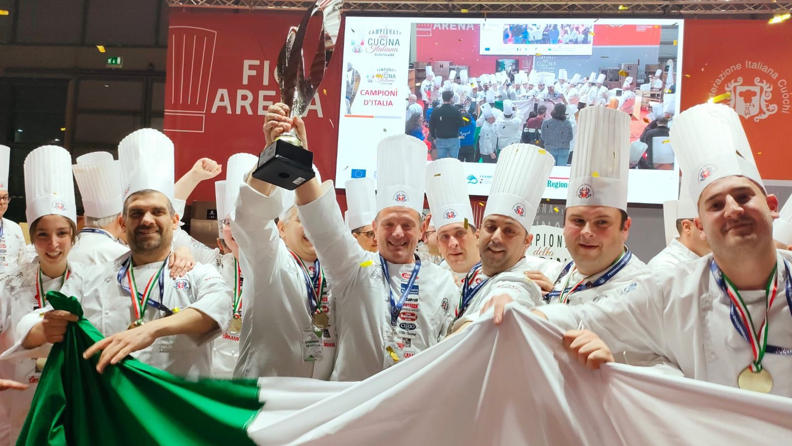 I cuochi toscani campioni d&#39;Italia, le congratulazioni di Saccar...